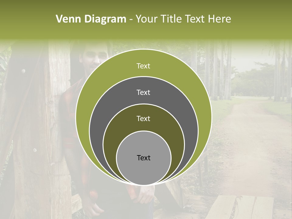 Man On The Bridge PowerPoint Template
