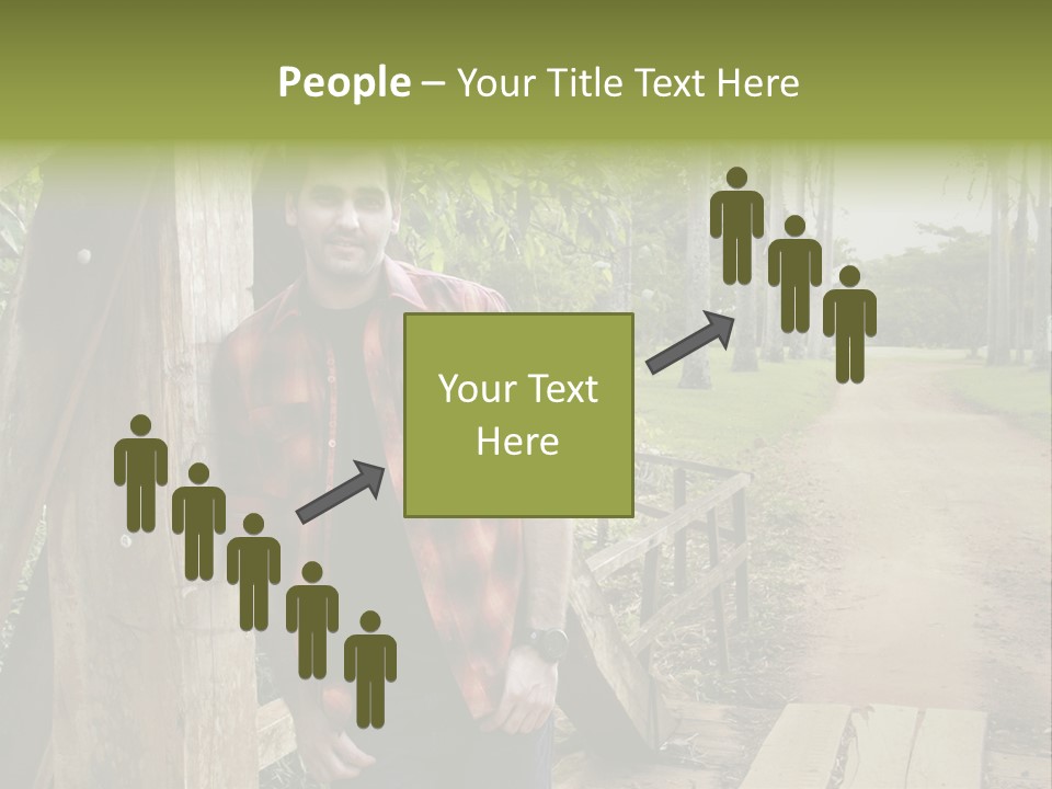 Man On The Bridge PowerPoint Template