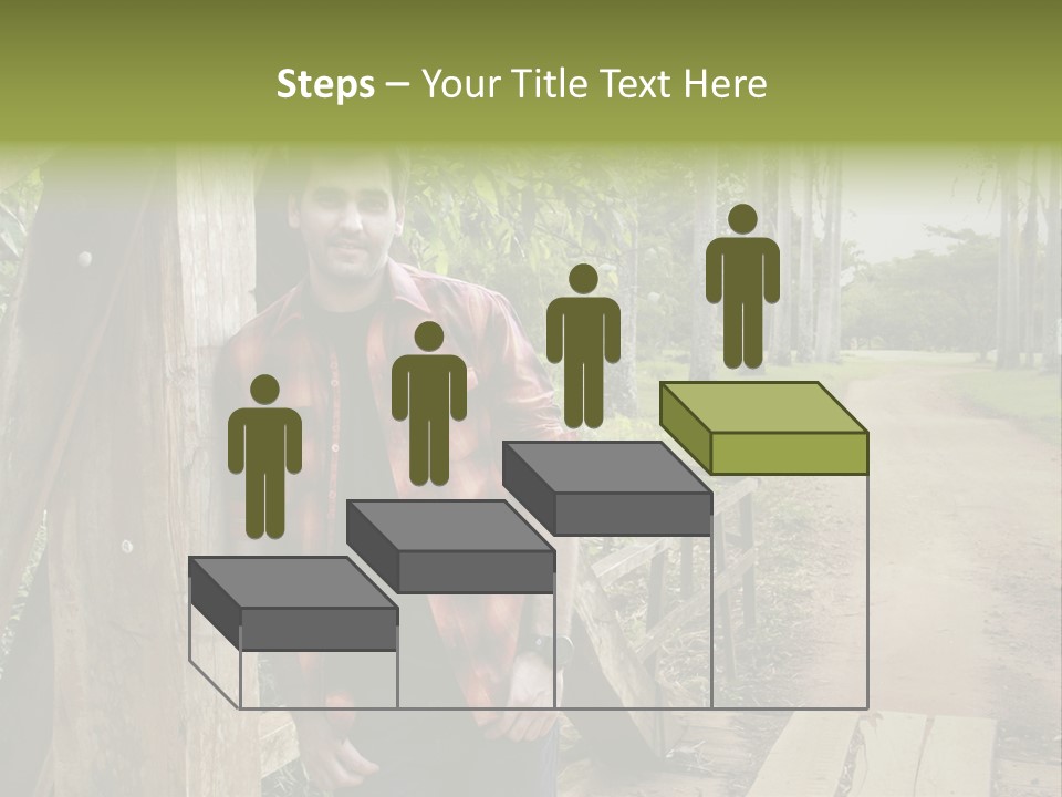 Man On The Bridge PowerPoint Template