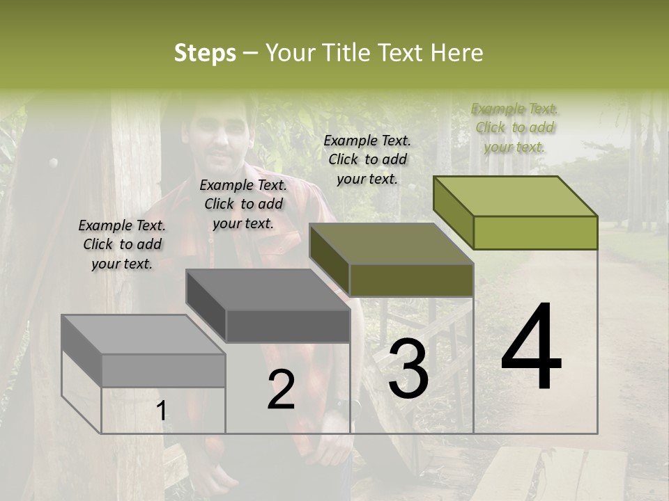 Man On The Bridge PowerPoint Template