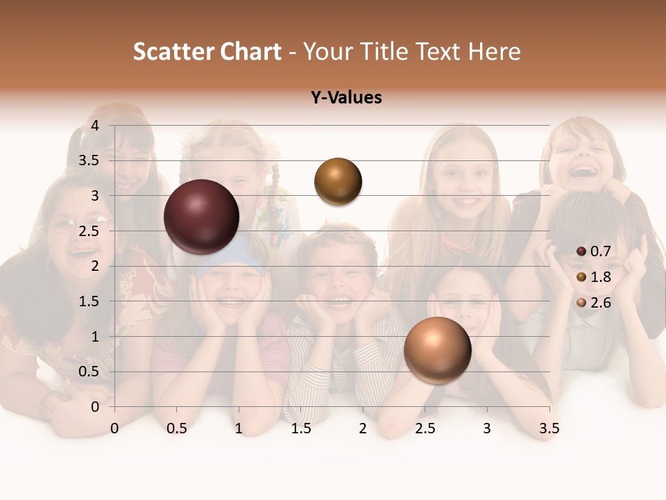 A Group Of Children In The Photo PowerPoint Template