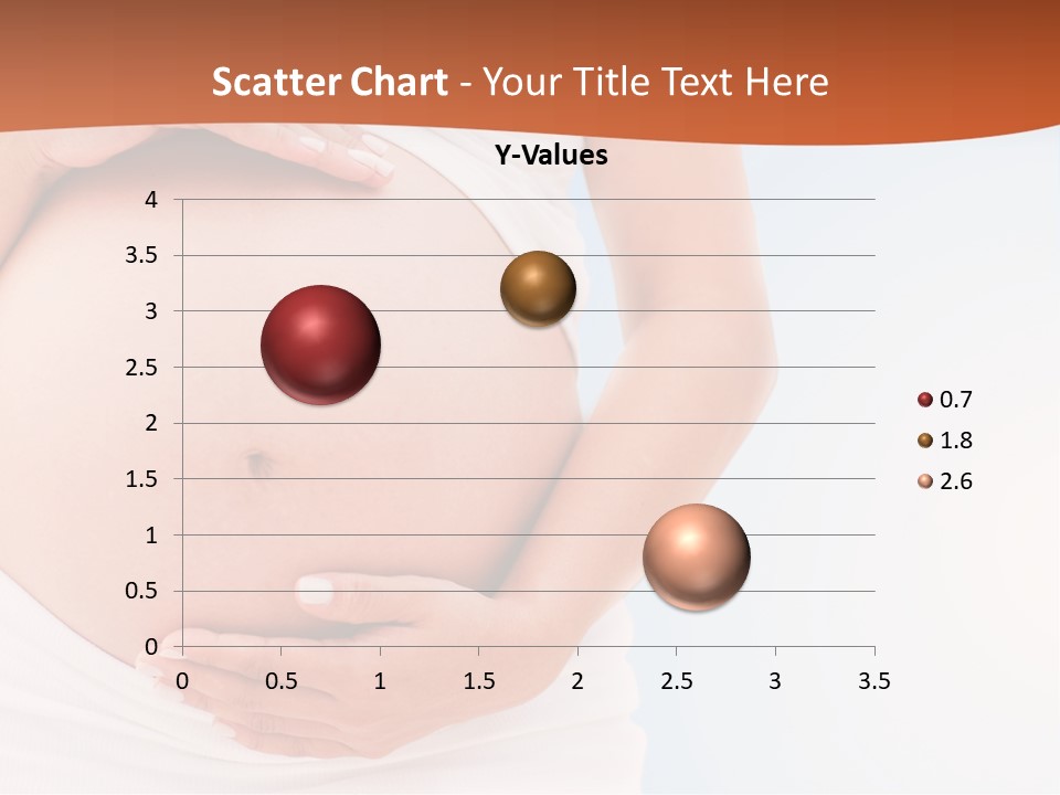 The Abdomen Of A Pregnant Woman PowerPoint Template