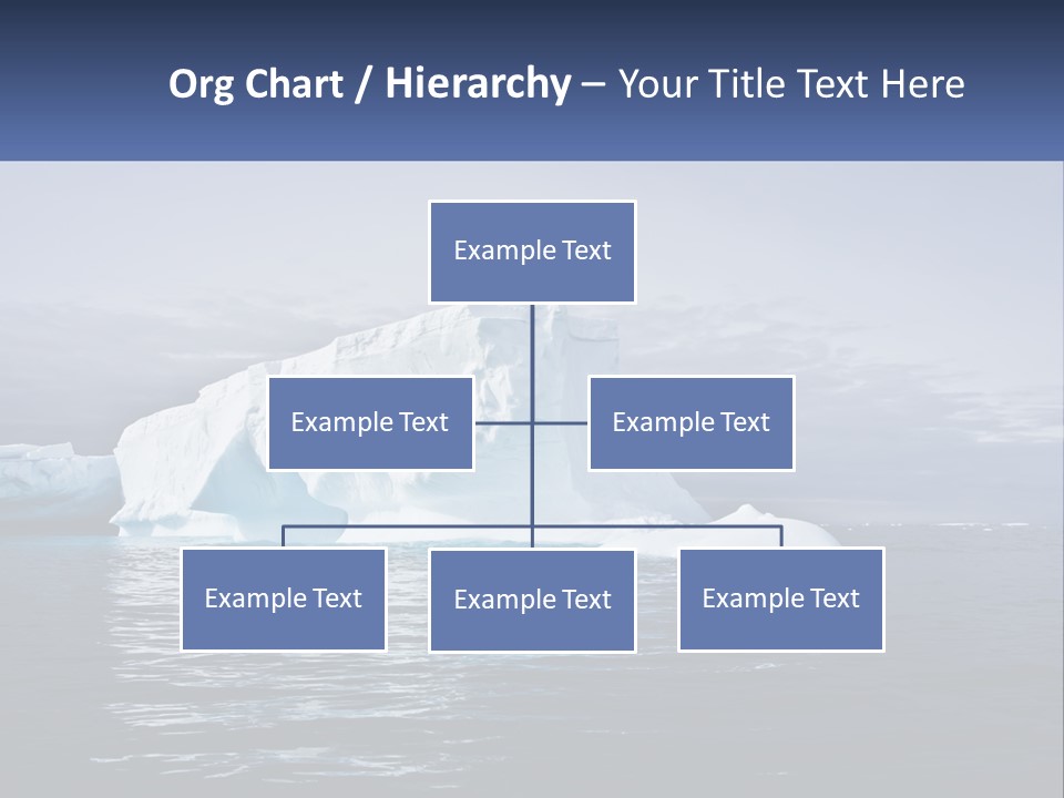 The Glut Of Ice Drifts By Sea PowerPoint Template