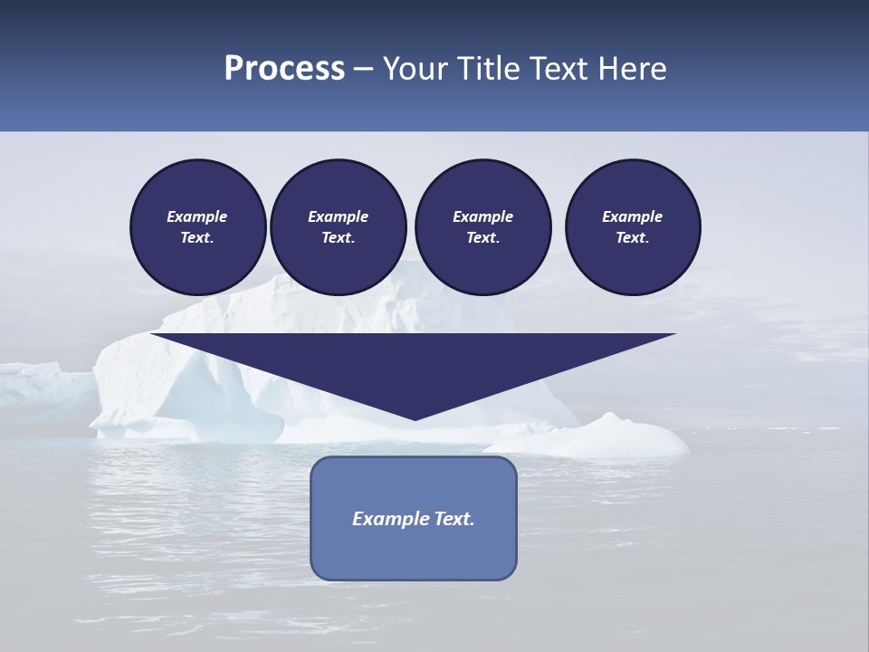The Glut Of Ice Drifts By Sea PowerPoint Template