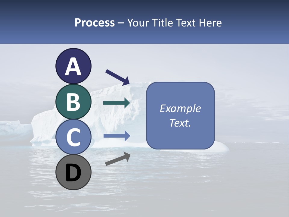 The Glut Of Ice Drifts By Sea PowerPoint Template