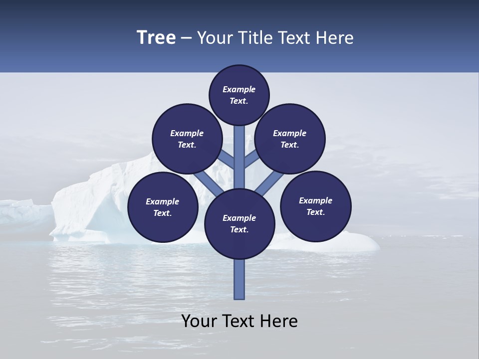 The Glut Of Ice Drifts By Sea PowerPoint Template