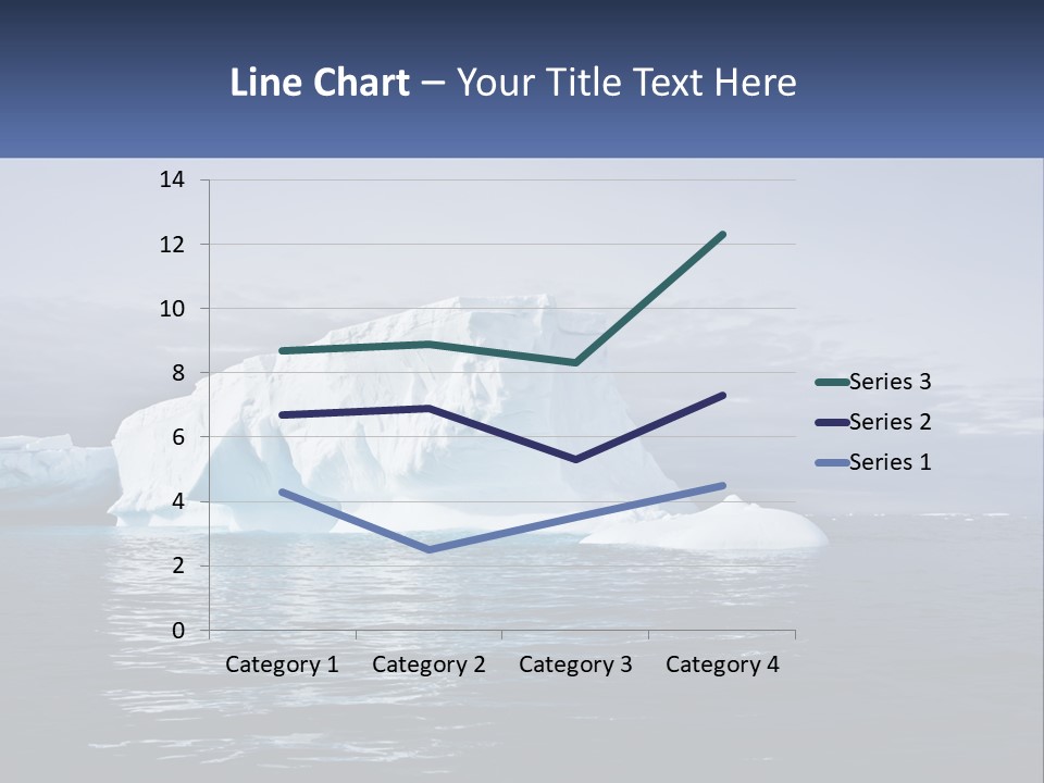The Glut Of Ice Drifts By Sea PowerPoint Template