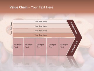 Set Of Cookies In Baby Hands PowerPoint Template
