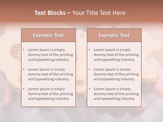 Set Of Cookies In Baby Hands PowerPoint Template