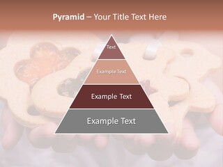 Set Of Cookies In Baby Hands PowerPoint Template