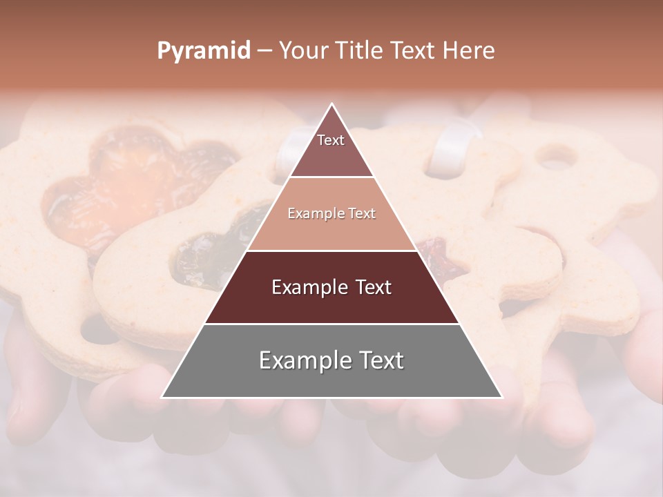 Set Of Cookies In Baby Hands PowerPoint Template