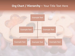 Set Of Cookies In Baby Hands PowerPoint Template