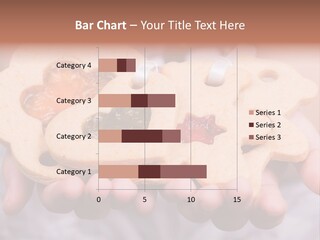 Set Of Cookies In Baby Hands PowerPoint Template
