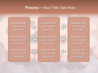 Set Of Cookies In Baby Hands PowerPoint Template