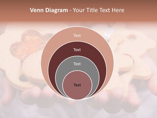 Set Of Cookies In Baby Hands PowerPoint Template