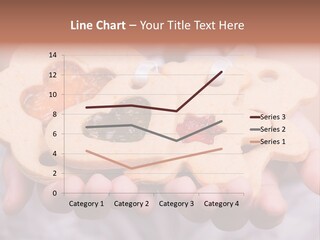 Set Of Cookies In Baby Hands PowerPoint Template