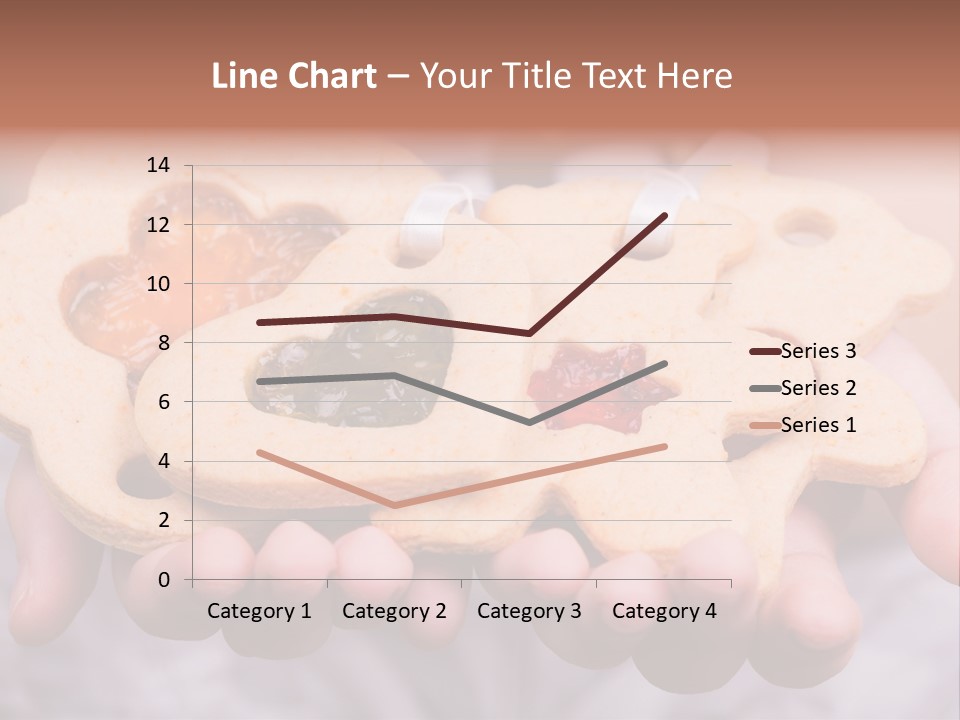 Set Of Cookies In Baby Hands PowerPoint Template