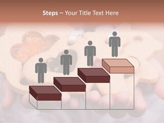 Set Of Cookies In Baby Hands PowerPoint Template