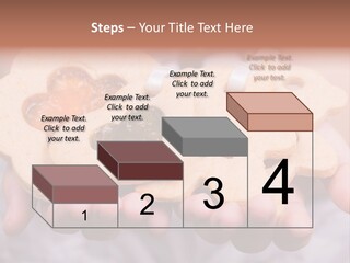 Set Of Cookies In Baby Hands PowerPoint Template