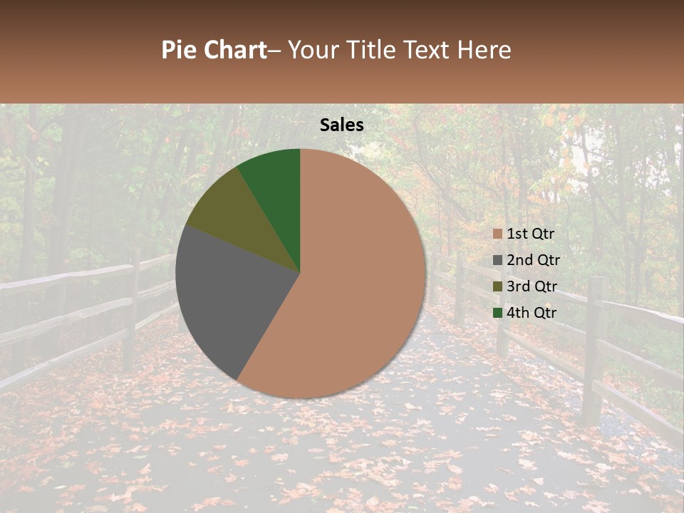 Road In The Park PowerPoint Template