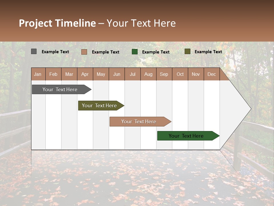 Road In The Park PowerPoint Template