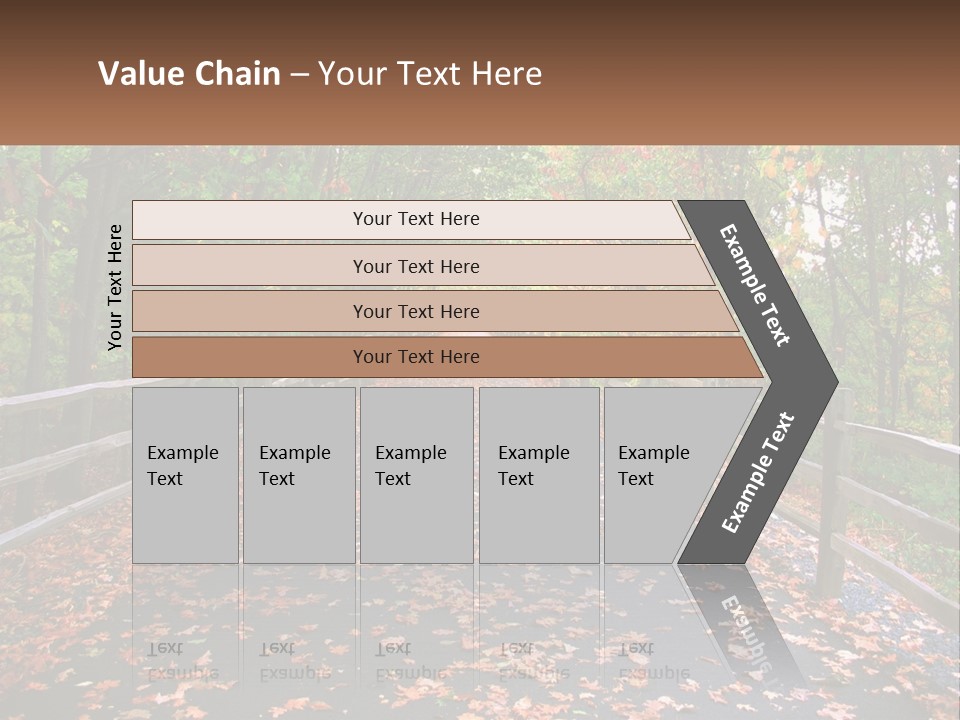 Road In The Park PowerPoint Template