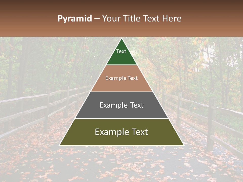 Road In The Park PowerPoint Template