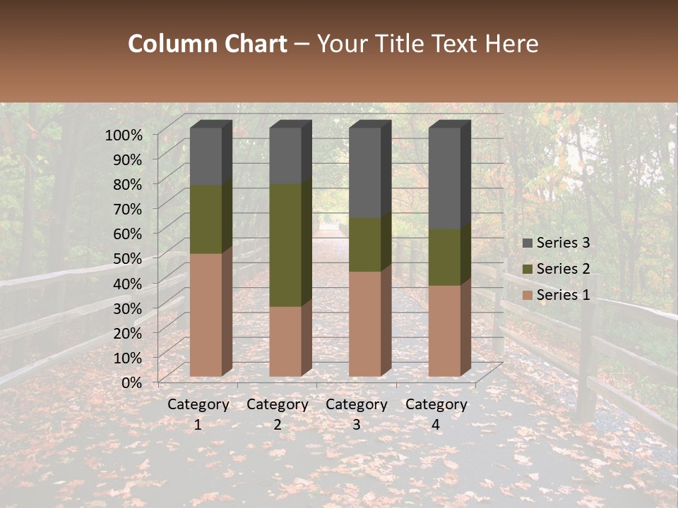 Road In The Park PowerPoint Template