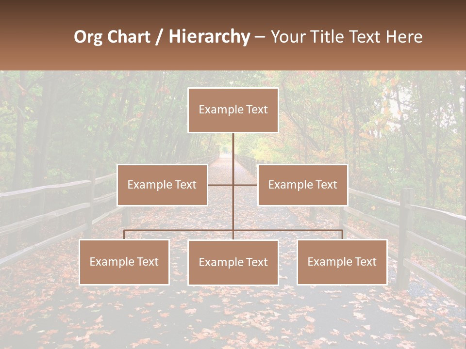 Road In The Park PowerPoint Template