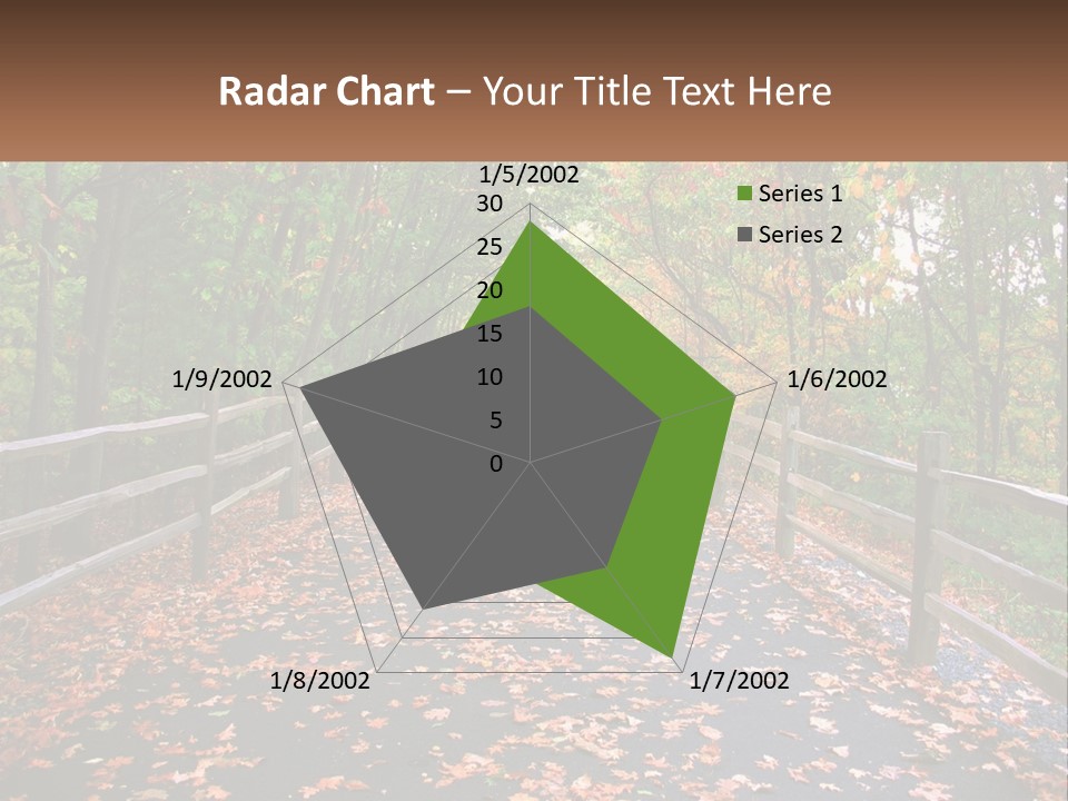 Road In The Park PowerPoint Template