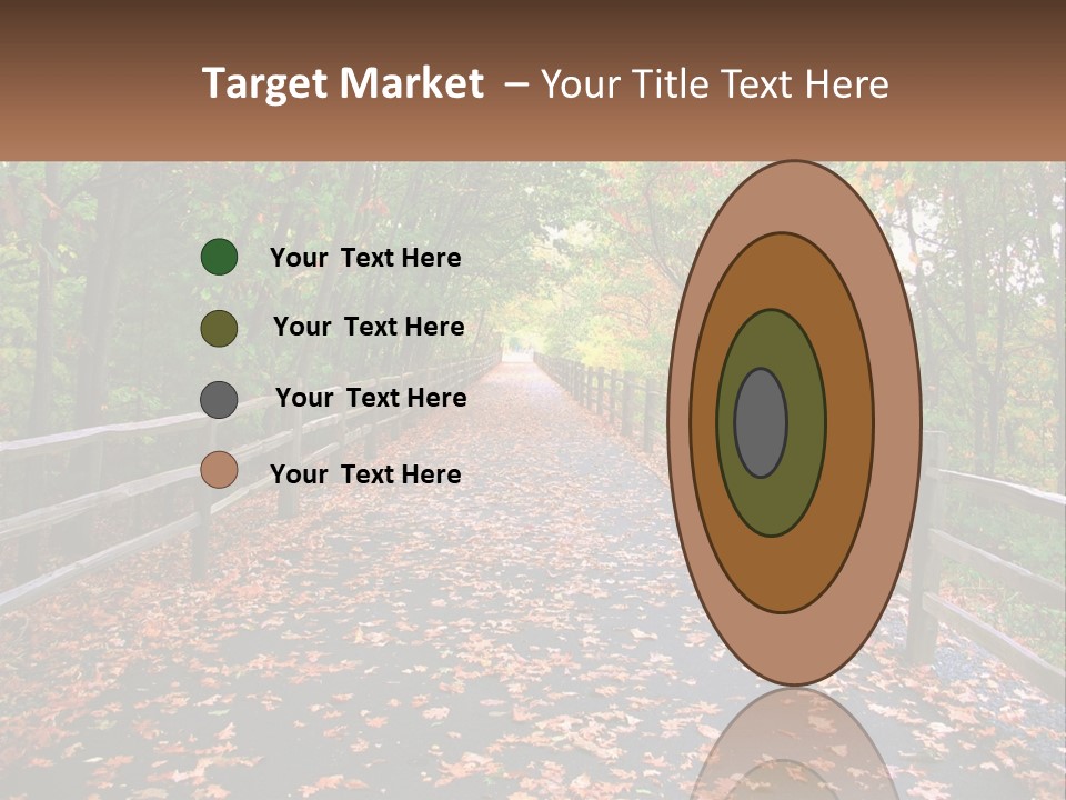 Road In The Park PowerPoint Template