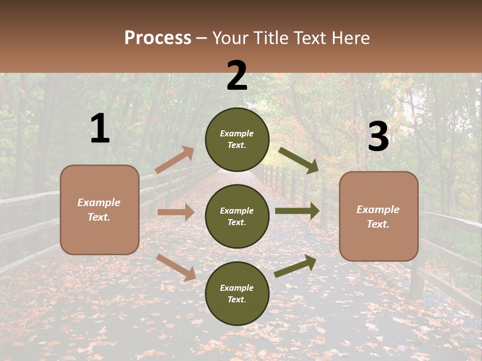 Road In The Park PowerPoint Template