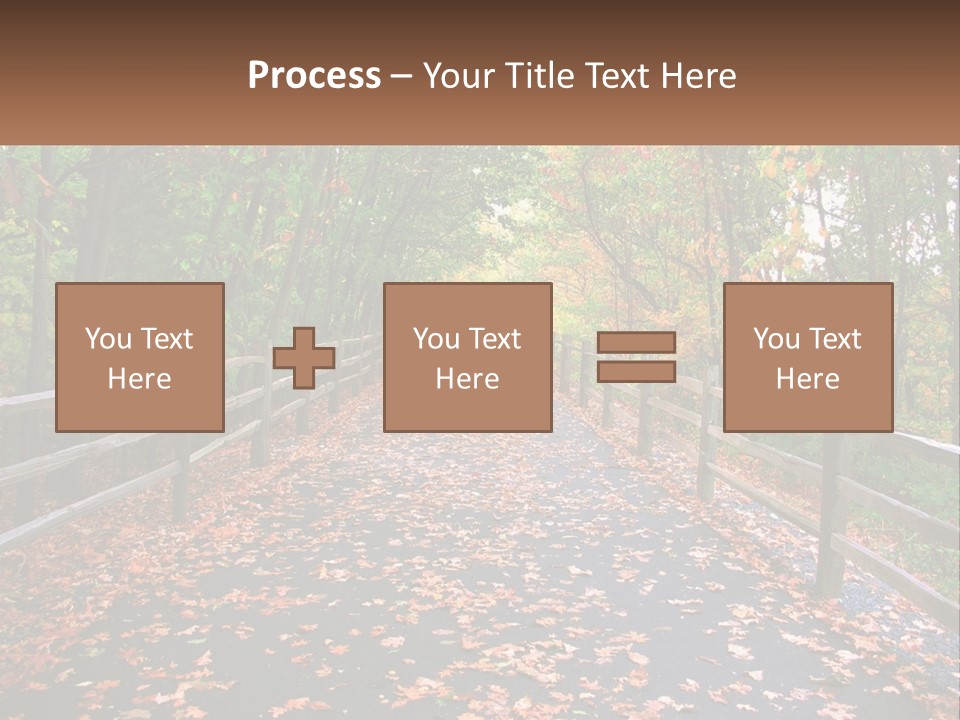 Road In The Park PowerPoint Template