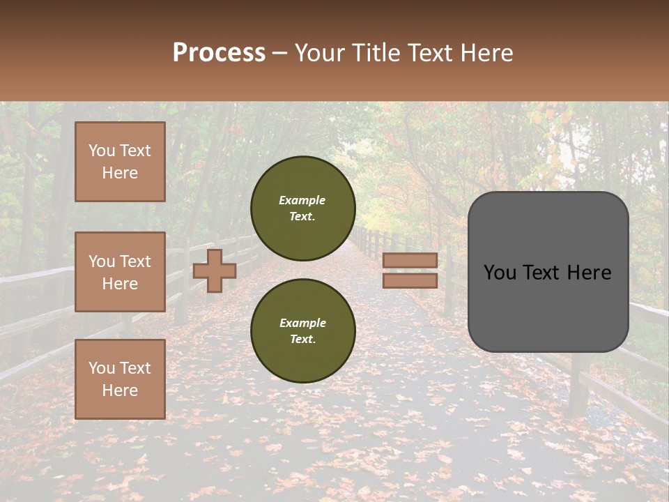 Road In The Park PowerPoint Template