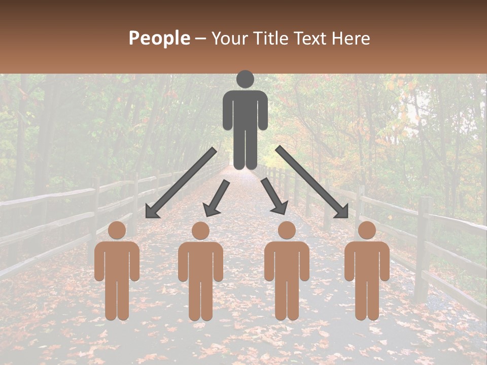 Road In The Park PowerPoint Template