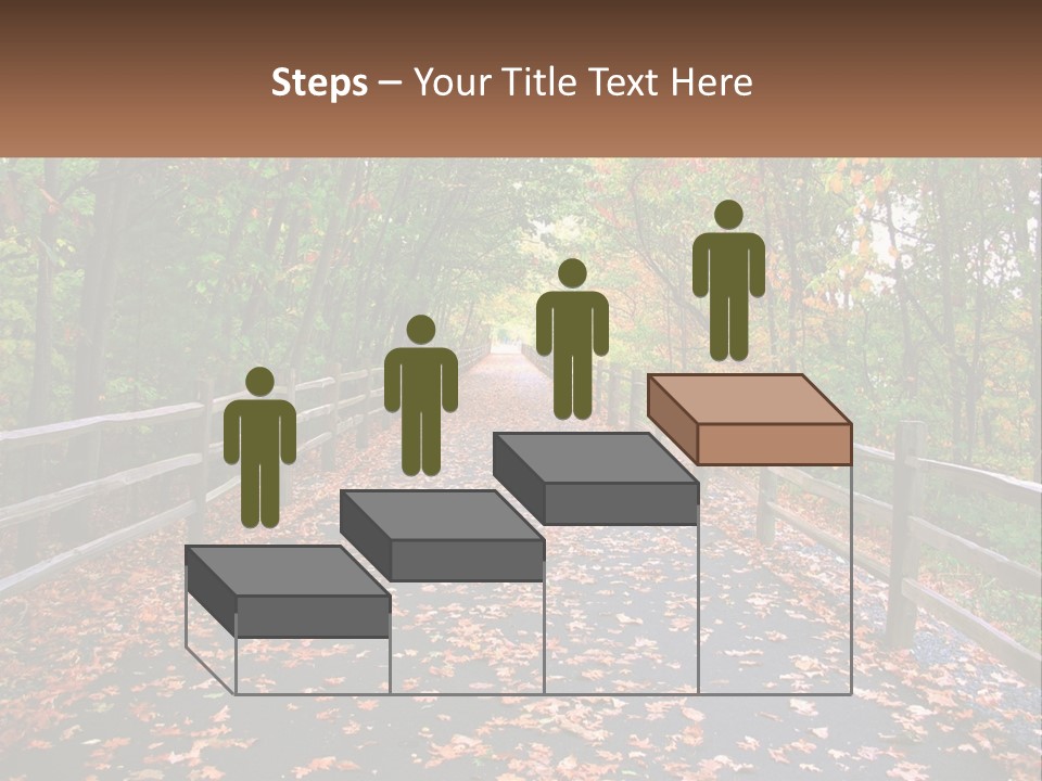 Road In The Park PowerPoint Template