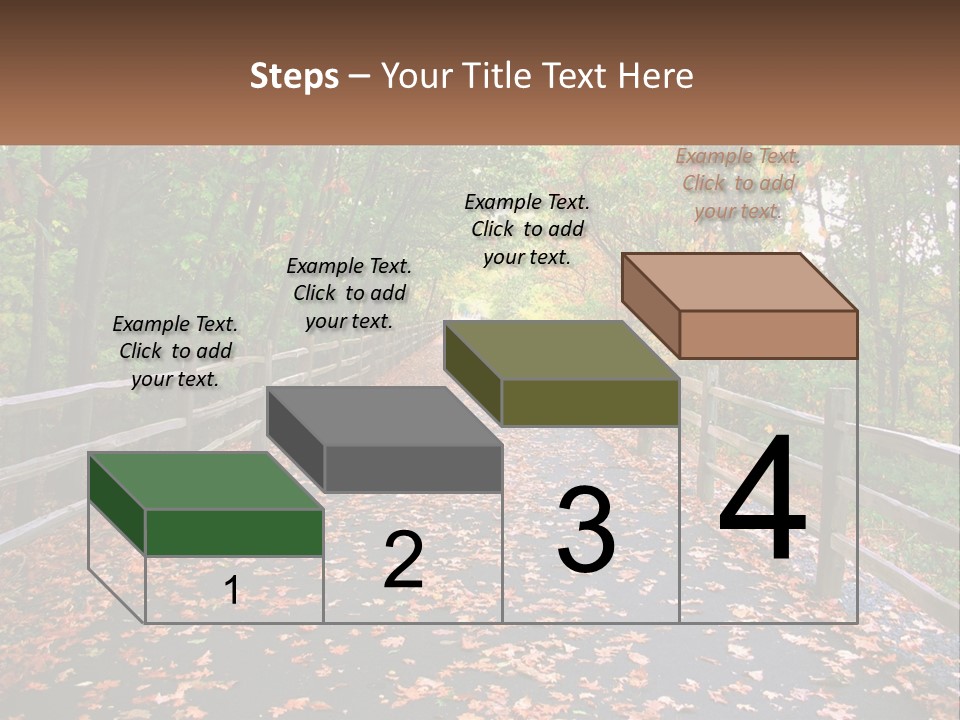 Road In The Park PowerPoint Template