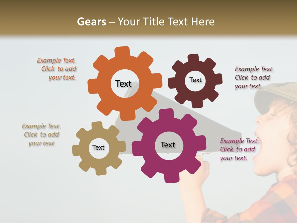 The Child Is Screaming PowerPoint Template