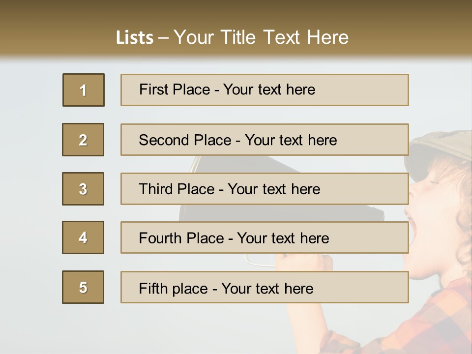 The Child Is Screaming PowerPoint Template