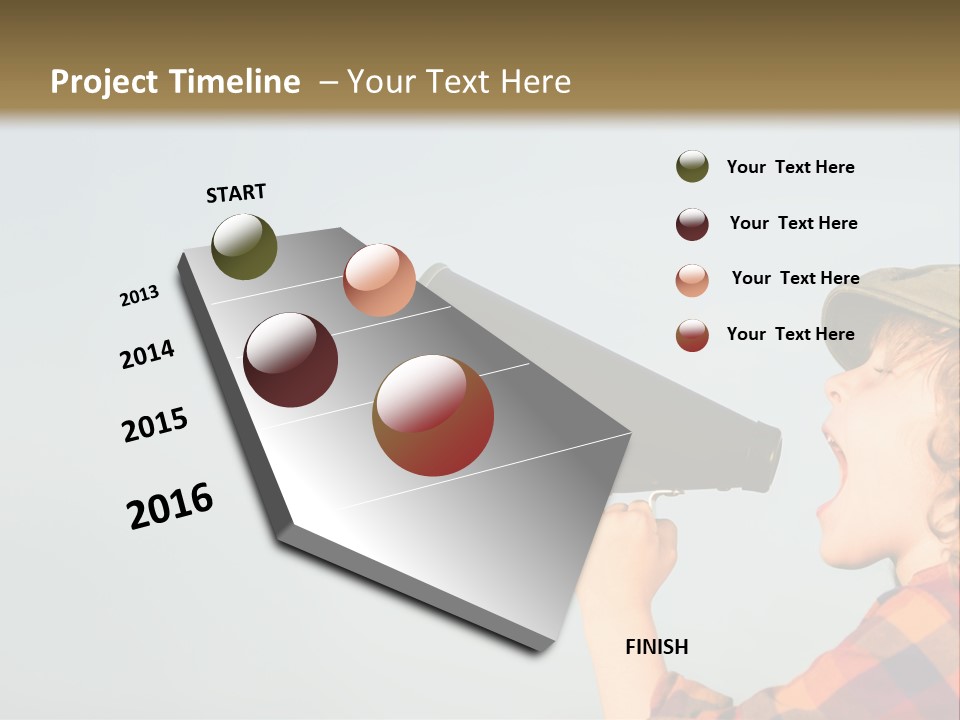 The Child Is Screaming PowerPoint Template