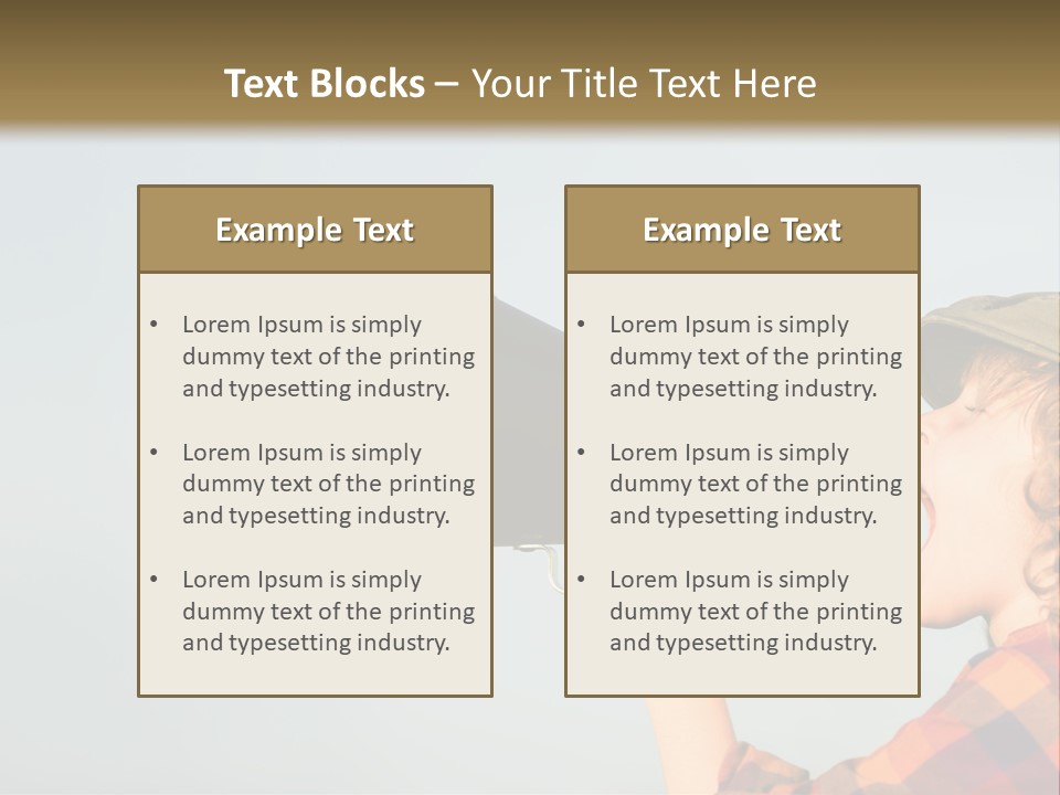 The Child Is Screaming PowerPoint Template