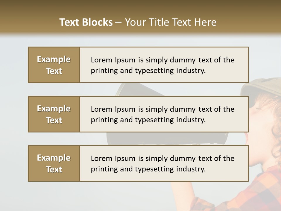The Child Is Screaming PowerPoint Template