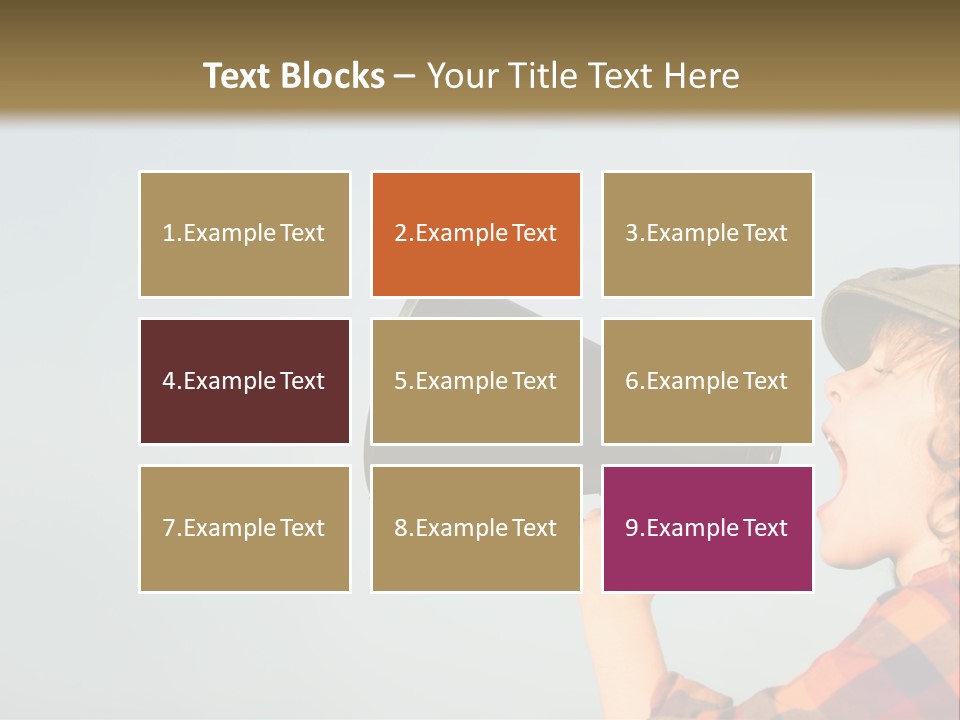 The Child Is Screaming PowerPoint Template