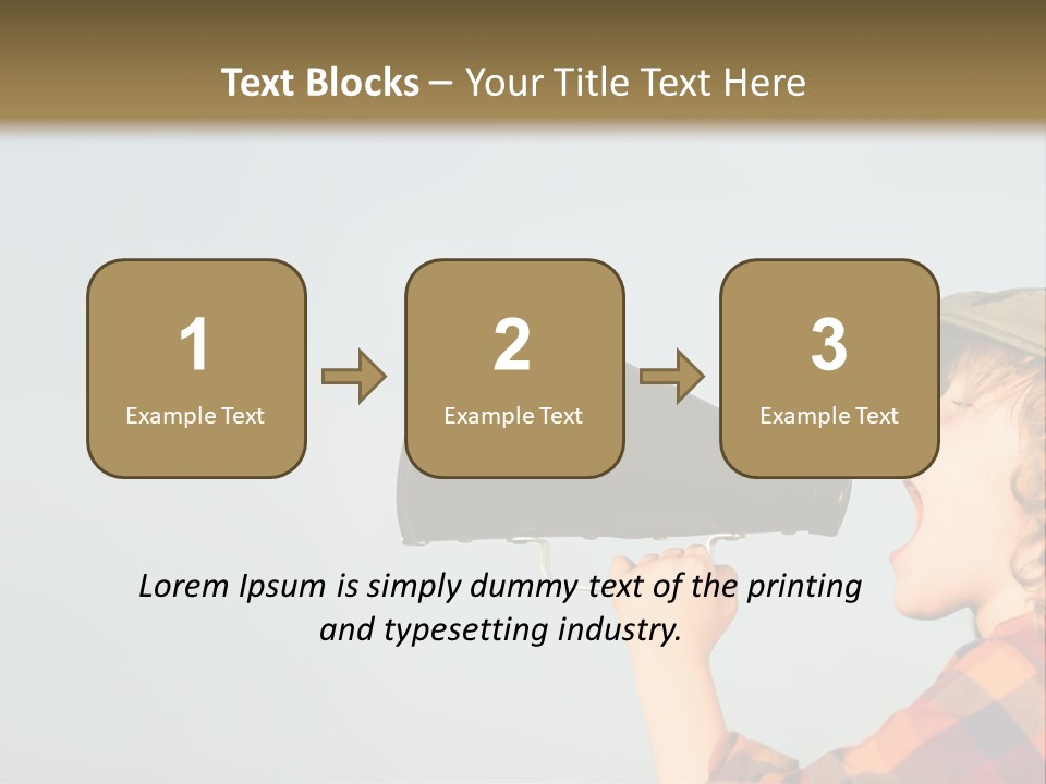 The Child Is Screaming PowerPoint Template