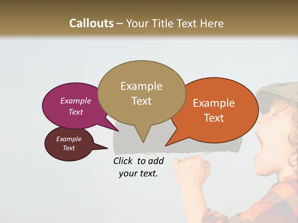 The Child Is Screaming PowerPoint Template