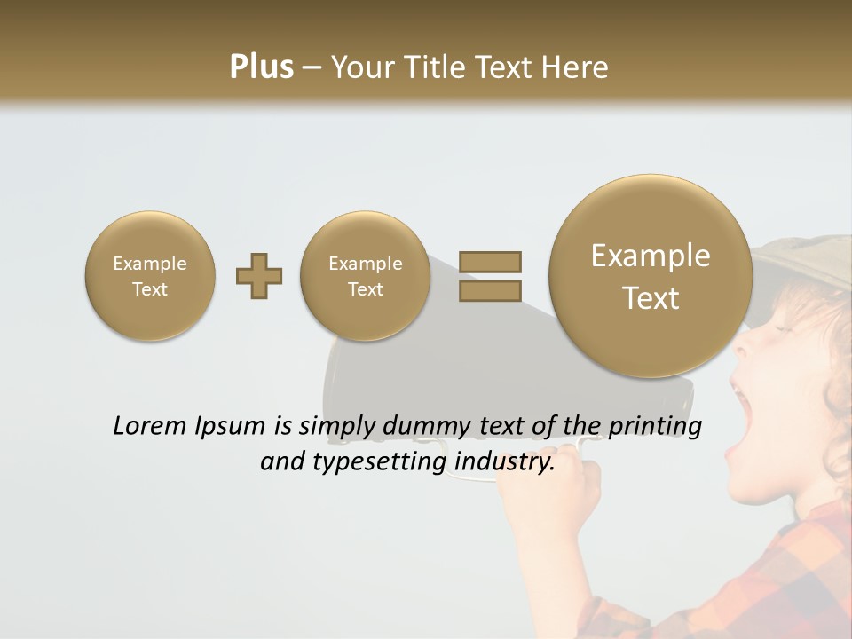 The Child Is Screaming PowerPoint Template