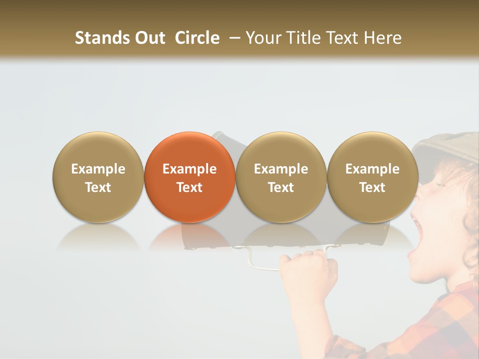 The Child Is Screaming PowerPoint Template