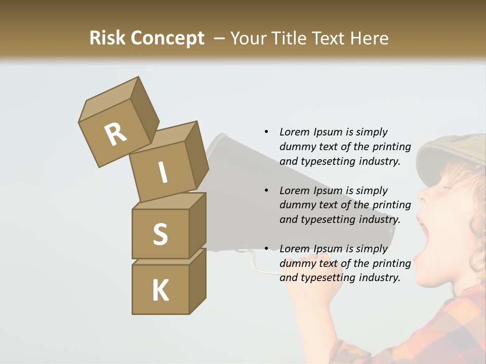 The Child Is Screaming PowerPoint Template