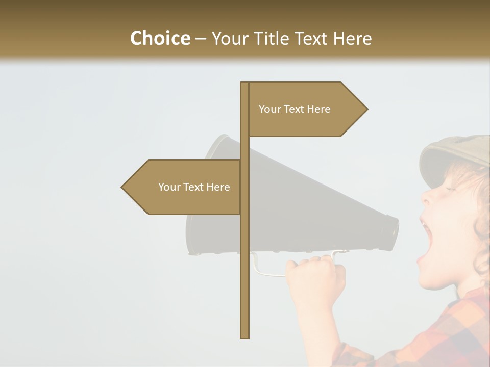The Child Is Screaming PowerPoint Template