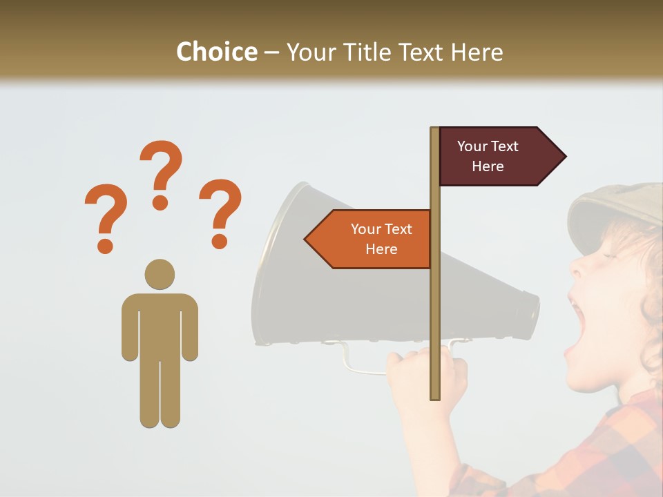 The Child Is Screaming PowerPoint Template